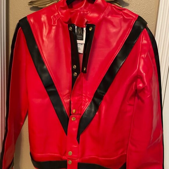 Michael Jackson MJ Charades THRILLER Jacket Red and Black Mens Medium - Picture 16 of 16